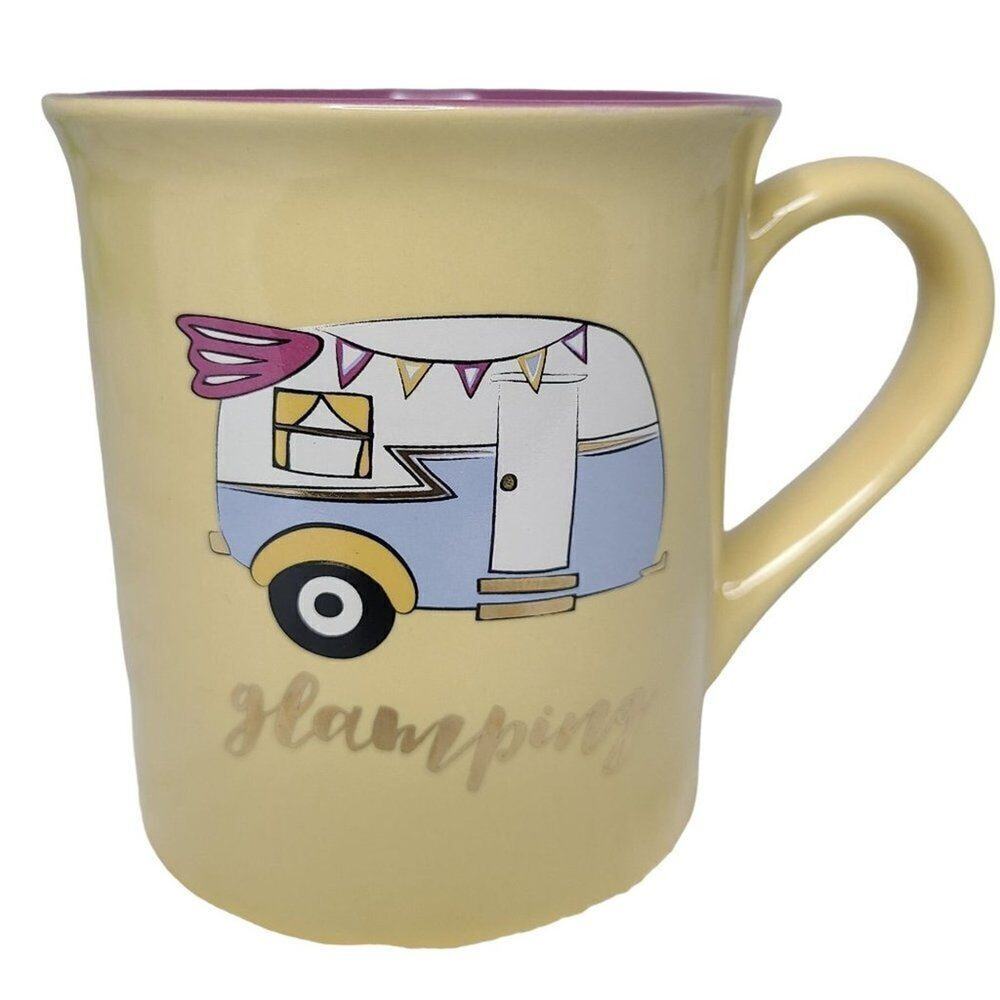 ❤️Love Your Mug❤️ Coffee Mugs, Girly "Glamping" Diva Ceramic Drinking Cup